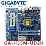 【Used】Gigabyte GA-H55M-UD2H 100% Original Motherboard LGA 1156 DDR3 16G H55 H55M GA-H55M-UD2H GA-H55