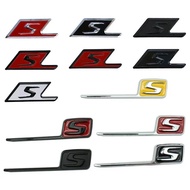 3d ABS Car Trunk Badge Logo S Emblem For Mercedes C63S E63S GLE63S GLC63S CLS63S W205 W204 W213 W212