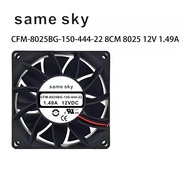 Same sky CFM-8025BG-150-444-22 8025 12V 1.49A Cooling Fan