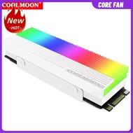 2280 Ssd Heatsink Cooler M.2 Aluminum Heatsink Dual Interface 5v 3pin Argb M.2 Ssd Heatsink Cooler F