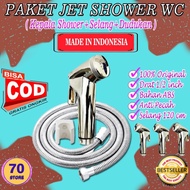 Jet Sower Kloset Toilet Semprotan Stainless Wasser Cebok Wc Duduk Kama