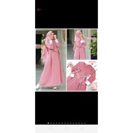 Maxi nessa pink mouscrepe