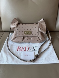 包SF|Red Valentino Pastel Pink Leather Bag 淡粉紅皮革斜背袋 包