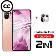 CC Xiaomi Mi 12T 12 11 Lite 5G NE 9T 10T 11T Pro 2-in-1 Soft Hydrogel Film Full Coverage Front Film Screen Protector