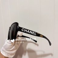 Chanel 黑框白字墨鏡 明星同款 太陽眼鏡🕶️