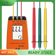 [luxiang.] Current Detector Phase Loss Detection Meter 3-Phase AC Rotation Meter, Voltage/Current De