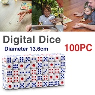 100pcs Six Sided Table Game Dice 13.6mm for Gaming Dice