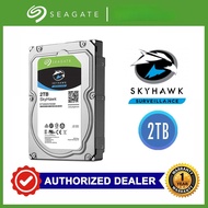 2023 Seagate SkyHawk 2TB Surveillance ฮาร์ดไดรฟ์ SATA สำหรับกล้องวงจรปิด