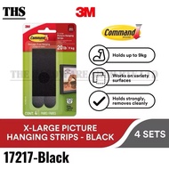 3M Command™ 17217-ES / 17217BLK-ES X-Large Picture Hanging Strips, Holds up to 9kg, 25% -Stock Avail