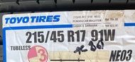 TOYO NanoEnergy 3 NE3 (STOCK CLEARANCE) - 165/60R14  195/55R15  205/50R16  205/45R17  215/45R17