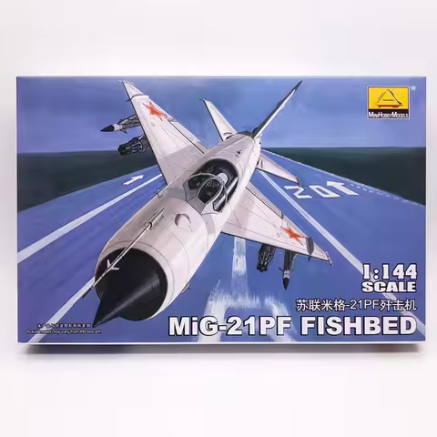 1: 144 Soviet MIG-21 PF FISHBED Fighter Air Force Planes Assembled Model