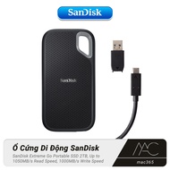 SanDisk Extreme Go NVMe USB‐C 3.2 2TB Portable Hard Drive High Speed 1050 MB/s, Secure, Super Durabl