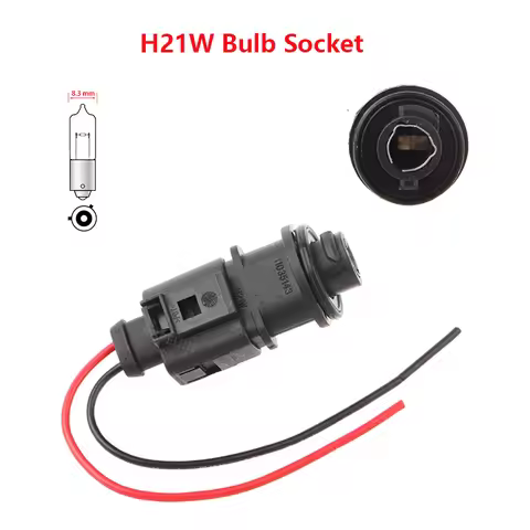 1x For VW Passat Beetle CC Audi Q7 Turn Signal Light BAY9S H21W Bulb Holder Connector Socket Adapter