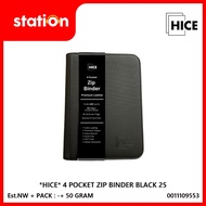 HICE 4 & 9 POCKET ZIP BINDER 25 - TOY CARD PROTECTOR