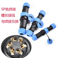 Solder-Free Aviation Plug sp21 13-2 Core 3 Core Screw Connection 3 Core 30A4 Core 5a Male Female But