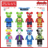 Minifigures Bearbrick Characters - Mini Puzzle Toy Model BLX3033 KF
