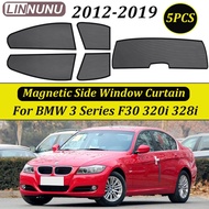 LINNUNU For BMW 3 Series F30 2012-2019 320i 328li Magenetic Car Sunshade Windshield Curtain Side  Wi