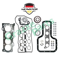 Münster Overhaul Set Gasket 04111-22040 for Toyota Altis 1.6 1.8 3ZZ-FE 1ZZ-FE Wish ZNE10 (Carbon)