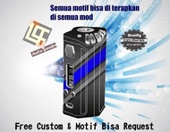 Garskin Vapor Finder Dna 250w motif stripes - motif bisa request