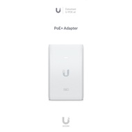 Ubiquiti UniFi U-POE-AT Compact PoE+ Gigabit Power Injector 30W