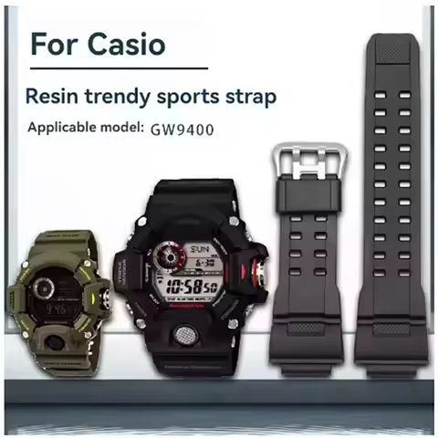 For Casio G-SHOCK Series 3410 GW-9400 GW9300 Silicone Rubber Watch Strap GW9400 GW9300 Camouflage Co