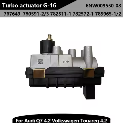 Turbo Actuator G-16 6NW009550-08 for Audi Q7 & VW Touareg 4.2, Electric Valve Replacement 767649