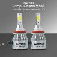 OSCRSTR LED Car Headlight LED H11 COB Cool White 2 PCS - C6