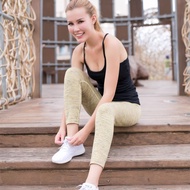【Miracle】瑜珈褲│秋紗黃 Falling Yellow