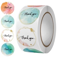 MGHL0596 Stiker Thank You 1 Roll Stiker Thank You Sticker Thank You Stiker Ucapan Bulat Stiker Tempe
