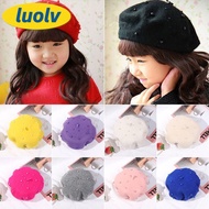LUOLV Headgear Elegant Warm Kids Accessories Beret Hat