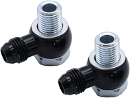 YUCHENSHLP Transmission Oil Cooler Connector 90 Degree Banjo Fittings 6AN x 1/4NPSM for 4L80E GM