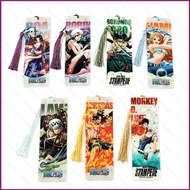 YT4 One Piece Anime Acrylic Tassels Bookmark Gift For Kids Souvenirs Collections