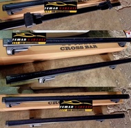 CROSS CROS BAR KAKI RACK RAK JEPIT ROOF RAIL UNIVERSAL MOBIL HILUX VELOZ KIJANG FORTUNER