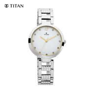 Titan Sparkle White Dial Analog Watch for Women 2480SM09