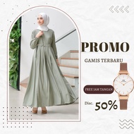 Jumbo Kaftan Muslim Gamis Eid Clothes Premium Luxury Gamis Can Pay at the Latest Viral Place X7B2