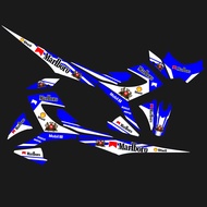 Raider 150 Carb Reborn Decals Sticker Marboro Blue design
