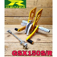 RACING FOOTREST SINGLE RAPIDO SUZUKI GSX-S150 GSX-R150 GSXR150 GSXS150 ACCESSORIES MOTOR