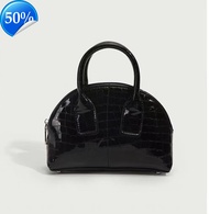 Z Brand Womens Bag 2024 New Fashion Versatile Mini Chain Bag Glossy Shell Bag Patent Leather Shoulde