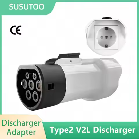 Fit for BYD MG Xpeng NAMMI Jaecoo7 Ebro Omoda 9 ZEEKR TYPE2 V2L Discharger Adapter type 2 Discharge 