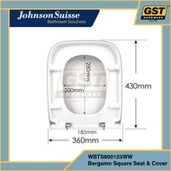Johnson Suisse Bergamo Square Toilet Seat Cover Toilet Bowl Cover Toilet Bowl Seat Cover Toilet Cove