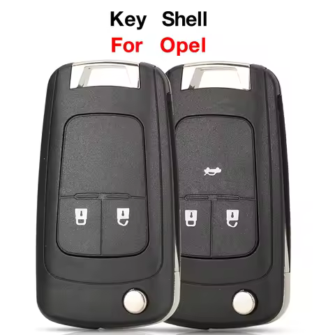 jingyuqin 2/3 Buttons For Opel Vauxhall Insignia Astra J Zafira C Mokka Remote Car Flip Folding Key 