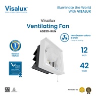 Visalux Ventilating Fan 42W 12 Inch - Exhaust Fan Ventilation 2-Way Wall Fan (ASB30-RUN)