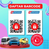 Barcode My Pertamina Solar dan Pertalite / Cetak Kartu