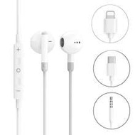 Compatible With Iphone Wired Earphone, USB Type C & 3.5mm Round Jack Wired Earbuds For IPhone Laptop