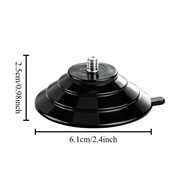 Powerful Vacuum Suction Cup Base 1/4 Standard Screw Motion Camera Mobile Phone Car Live Broadcast Br