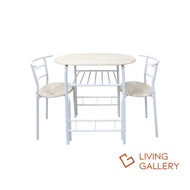 Living Gallery Tasha Dining Set 2 Seater | Durable &amp; Sturdy | Perfect For Small Spaces