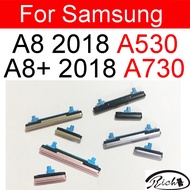 Power Volume Side Button For Samsung Galaxy A8 2018 A530 A8 Plus A8+ 2018 A730 On Off Power Volume Side Key Parts