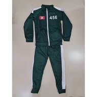 High Quality Squid Game Costume 456-Tracksuit Unisex for kids (4 to 11 years old)