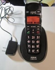 SANLUX  台灣三洋 1.8GHz 數位無線電話機 DCT-9811 (大字鍵,中文語音,