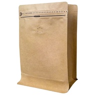 Coffee Bags 0.5 Lb - Kraft Paper Bags Kraft Coffee Bags with Valve,50Pcs Stand up Coffee Pouches for